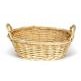 Oval White Willow Mini Wash Wicker Basket w/Side Handle (14 1/4"x10"x5 1/4")