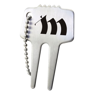 Steel Divot Tool w/ Chain