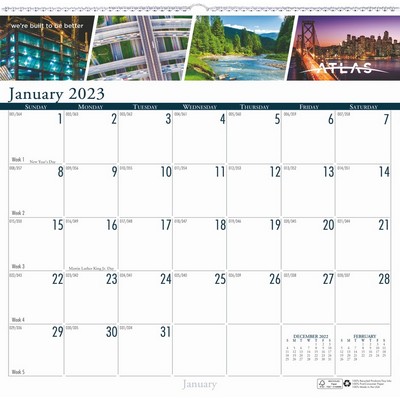 Full-Color Custom Wall Calendar (12" X 12")