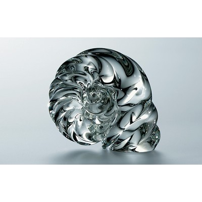 Hand Blown Crystal Shell Figurine