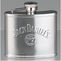 3-3/4" Jack Daniel's Stainless Steel Flask