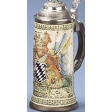 10-1/2" Bavaria Stein Mug