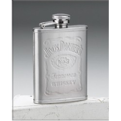 Jack Daniel's® Matte Stainless Steel Flask