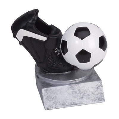 4" Soccer Color Tek Resin Trophy