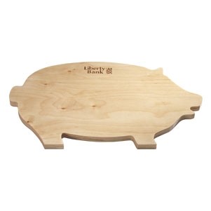 Pig Shaped Wood Cutting Board