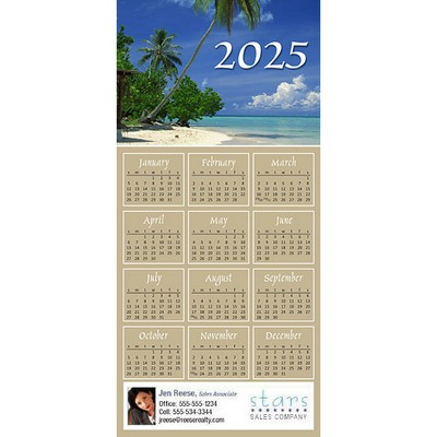 Full Color Z-Fold Calendar Greeting Cards w/Imprinted Envelopes (15"x7")