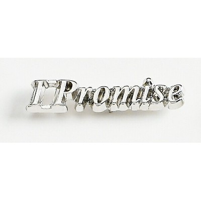 I Promise Marken Design Cast Lapel Pin (Up to 1 1/4")