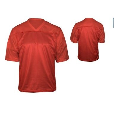 Adult Cool Mesh Full Length Football Jersey Shirt w/Self Neck Trim