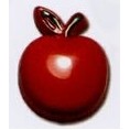 Stock Education Lapel Pins (Red Apple)