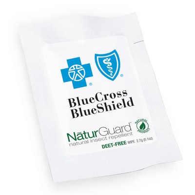 NaturGuard Insect Repellent Wipes, Label Imprint