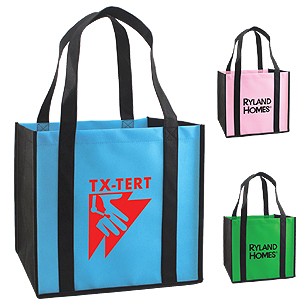 Non-Woven Tote With Reinforced Bottom Support Insert