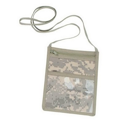 Digital Camo Badge Holder