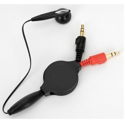 Retractable Earphones with Microphone