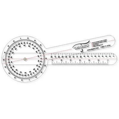 .030 Clear Plastic Stock Shape Goniometer (5"x19.875")