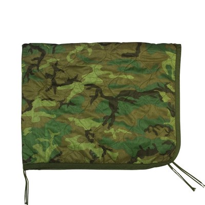 G.I. Type Woodland Camouflage Poncho Liner