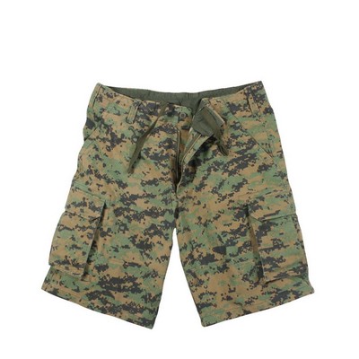 Vintage Woodland Digital Camo Paratrooper Shorts (S to XL)