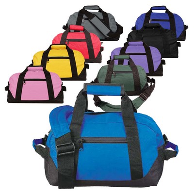 2 Tone Duffel Bag (14"x8½"x8½")