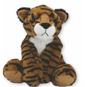 Tango Jr Snuggle Ups Posable Tiger Stuffed Animal