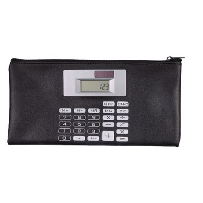 Document Bag with Solar Calculator