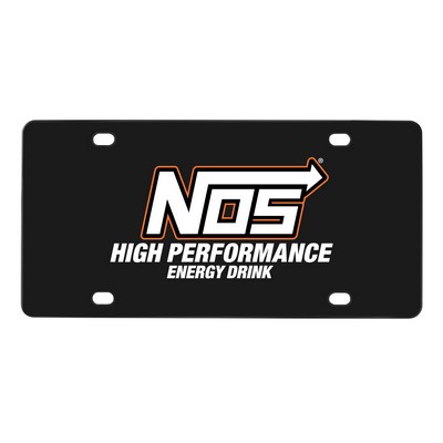 Black Coated Stainless Steel License Plate UV Imprint (Domestic Production)