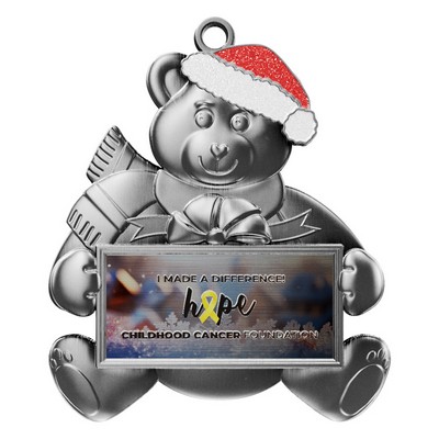 Vibraprint® Bear Holiday Ornament (2-1/2")