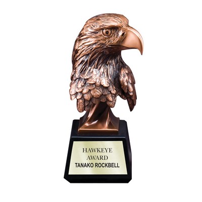 Bronze Antique Resin Eagle Head - Large