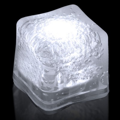 Blank White Lited Ice Cube