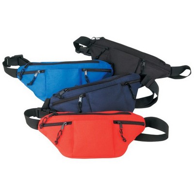 Poly Four Zipper Fanny Pack