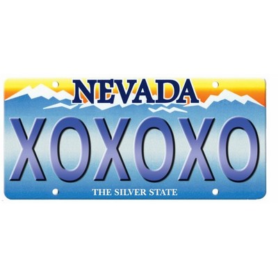 Nevada License Plate Gift Shop Magnet (8 Square Inch)