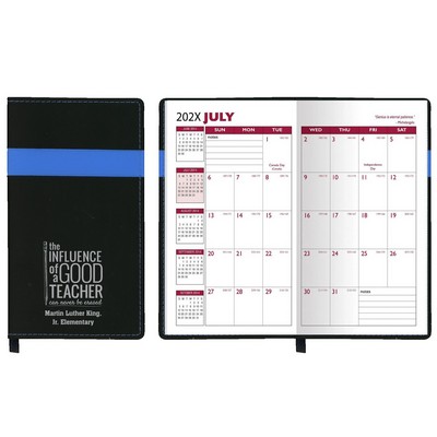 Joliett Series Soft Cover 2 Tone Vinyl Academic Planner / 2 Color