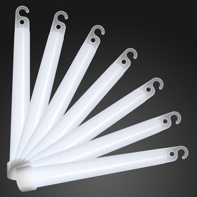 White 6" inch Glow Sticks - BLANK