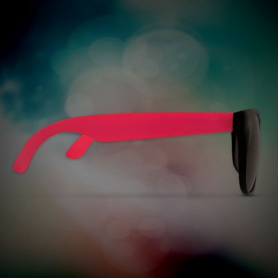 Red Custom Neon Billboard Sunglasses(Blank)