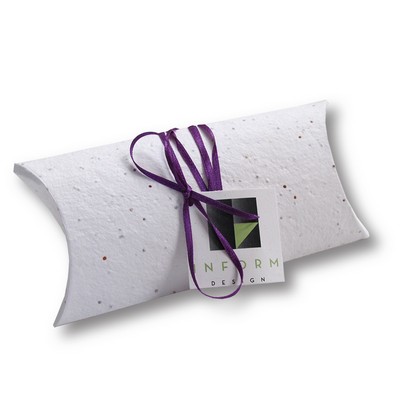 Seeded and Printed Large Pillow Gift Box