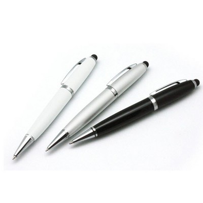 16GB Executive Pen USB Flash Drive w/Stylus