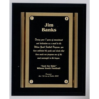 Black Matte Finish Plaque (8" x 10")