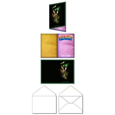 Greeting Card - 3.5x5 Folded with Envelopes – UV-Coated (1S) – 10 pt.