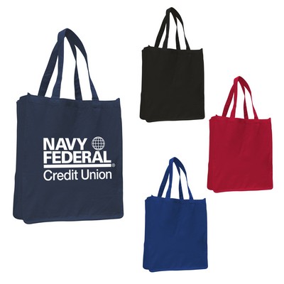 Jumbo Canvas Shopper -- Colored Bags