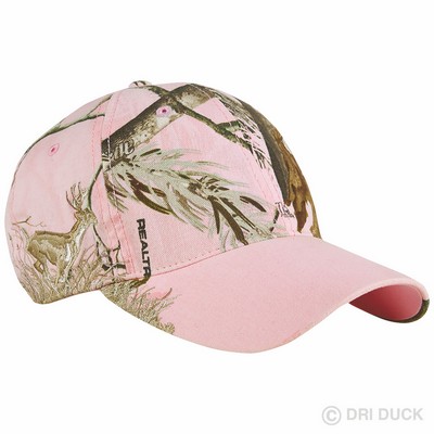 DRI DUCK Women's Relaxed Fit Running Buck Realtree® AP Pink Cap