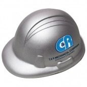 Silver Hard Hat Stress Reliever