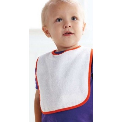 LAT® Rabbit Skins Infant Snap Terry Bib