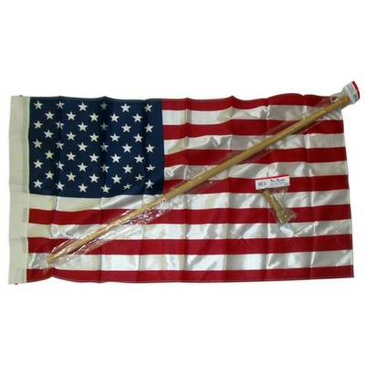 Wood Ball USA Flag Kit