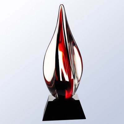 Imperial Art Glass Award 11 3/4"H