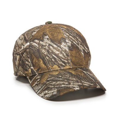 Moisture Wicking Camo Cap w/Solid Back