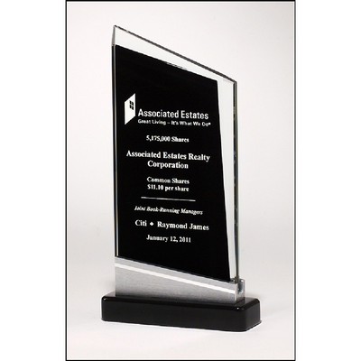 Zenith Series Glass Award (4.75"x7 7/8")