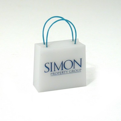 Shopping Bag Lucite® Embedment Award (1 1/2" x 1 5/16" x 1/2")