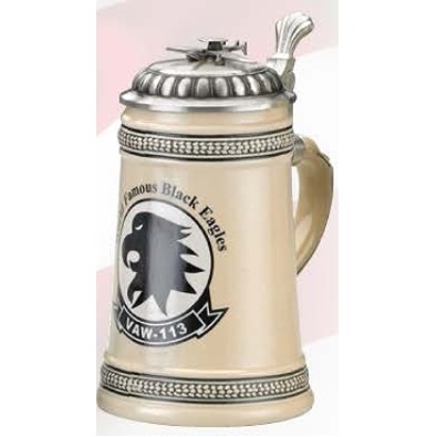 1/2 Liter Military Stein Mug w/Lid