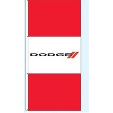 Double Faced Dealer Free Flying Drape Flags (Dodge®)