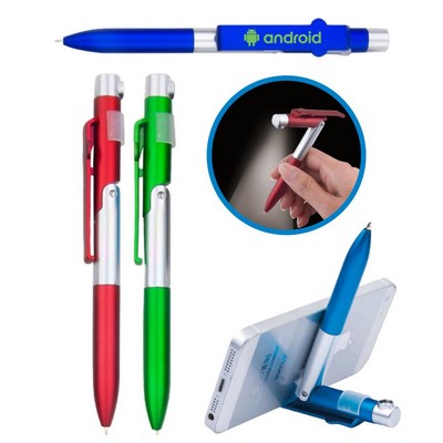 3-in1 - Flashlight - Phone Stand Pen