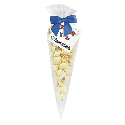 White Cheddar Truffle Popcorn Cone Bag (Small)