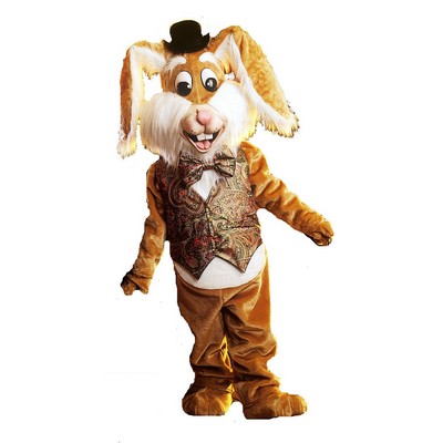 Rabbit w/Clothing Mascot Costume